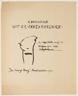 TvB G 3452
<br/>
Uit de Akashakroniek (titelpagina I)
<br/>
<em>Wichmann, Erich (1890-1929)</em>